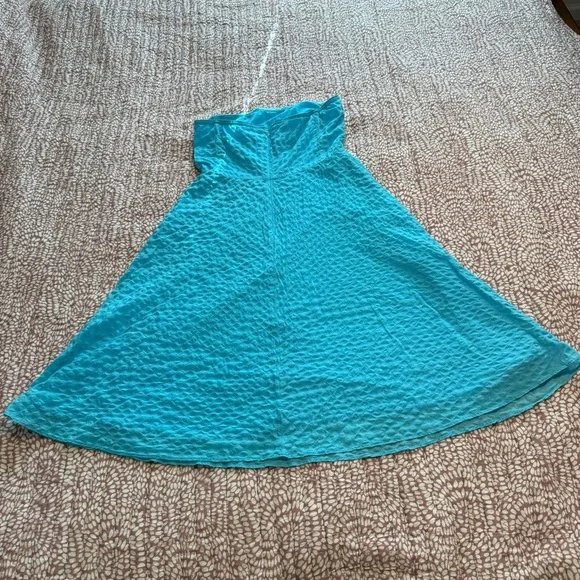 J. Crew Strapless Turquoise Dress - Picture 7 of 8